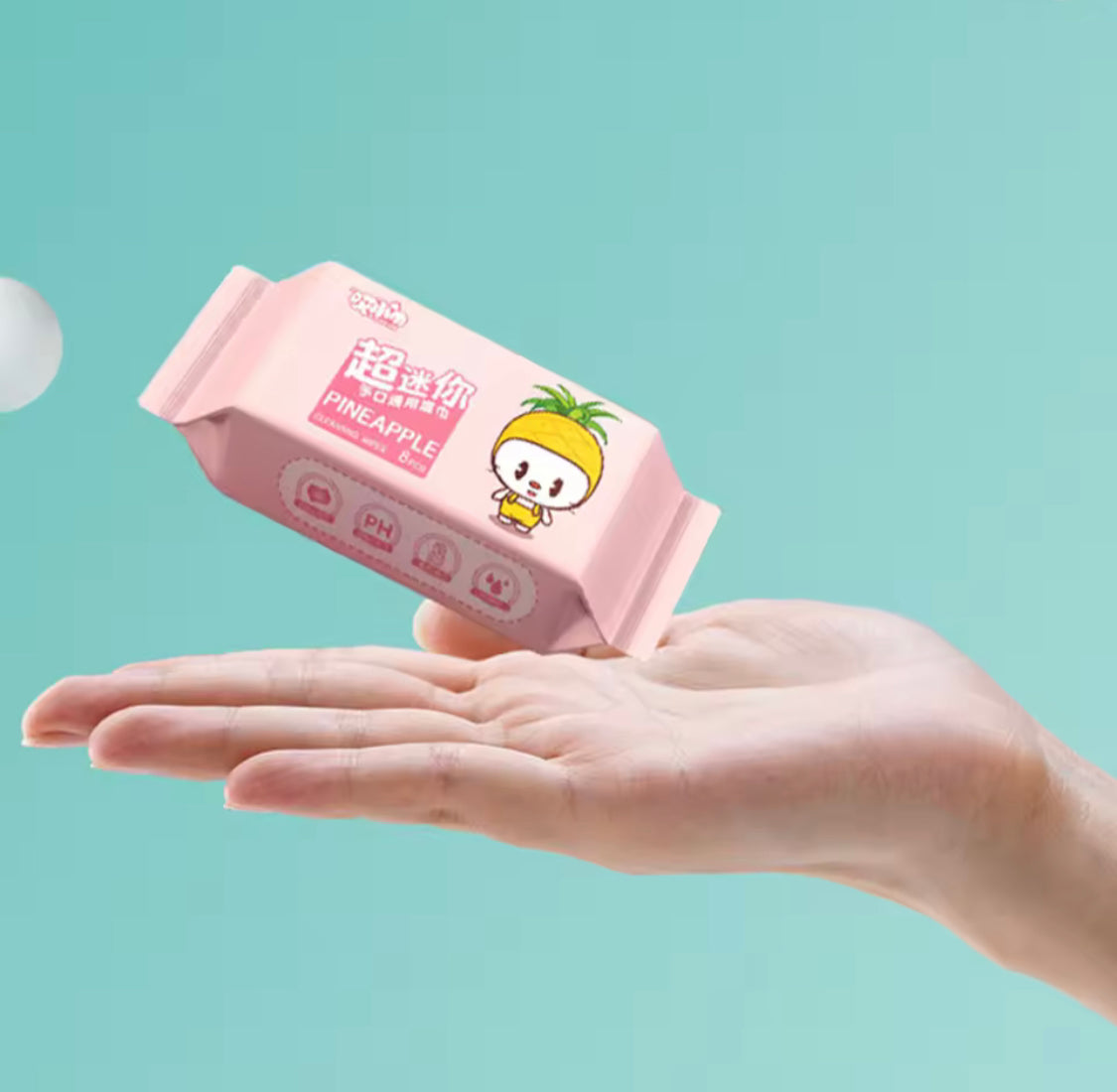 Kawai Wet Tissues, Pack Of 8 Cute Soft Baby Wet Wipes, Disposable Kids Cleaning Wipes Kawai Wet Tissues, Pack Of 8 Cute Soft Baby Wet Wipes, Disposable Kids Cleaning Wipes